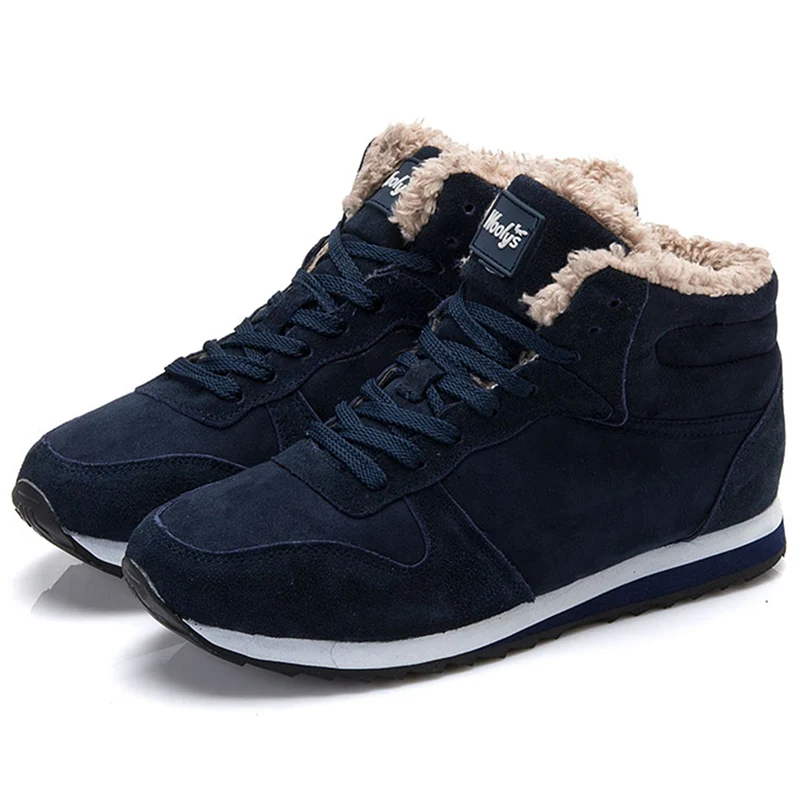 Vente Hommes Sneakers Hommes Casual Chaussures à Lacets Confortable Chaussures Hommes Hiver Chaussures pour L hiver Chaud Semelle Hombre
