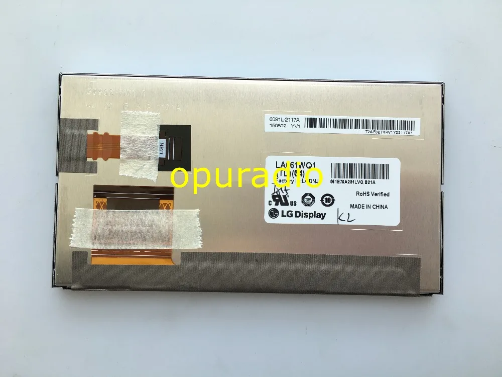 DHL/EMS 6,1 дюйма LA061WQ1-TD04 ЖК-дисплей Экран дисплея LA061WQ1(TD)(04) ЖК-дисплей без касания для Toyota Corolla gps