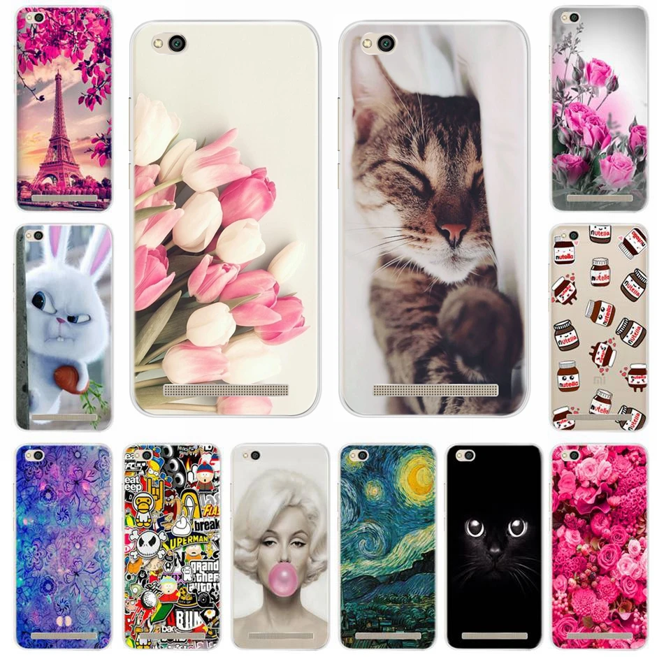 

Soft TPU For Xiaomi Redmi 5A Case Silicone Phone Cover on Redmi 5A Case For Xiaomi Redmi 5A Redmi5A Cover Coque Bumper 5.0
