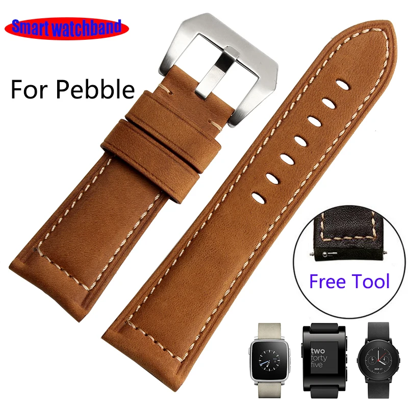 For Pebble Time steel font b Smart b font font b Watch b font Quality Genuine For Pebble Time steel font b Smart b font font b Watch b font Quality Genuine