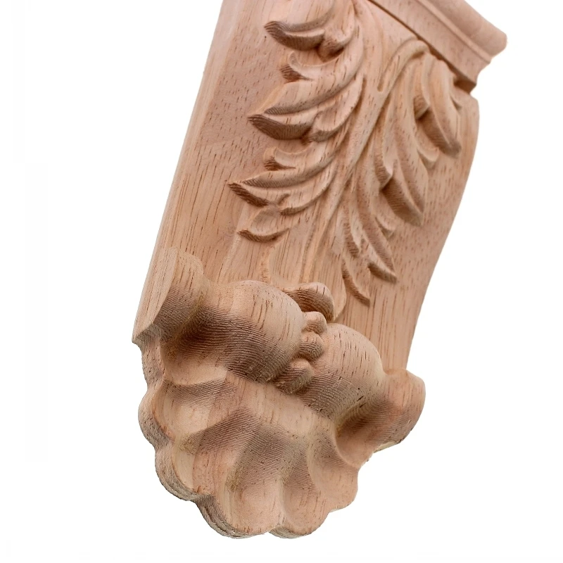 RUNBAZEF Wood Appliques Flower Carving Decals Decorative Wooden Mouldings Cabinet Door Furniture Architecture Decoration RUNBAZEF Wood Appliques Flower Carving Decals Decorative Wooden Mouldings Cabinet Door Furniture Architecture Decoration
