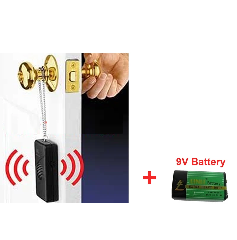 Дверная сигнализация с батарейным отсеком 120 дБ защитой от кражи|alarm door|alarm touchalarm