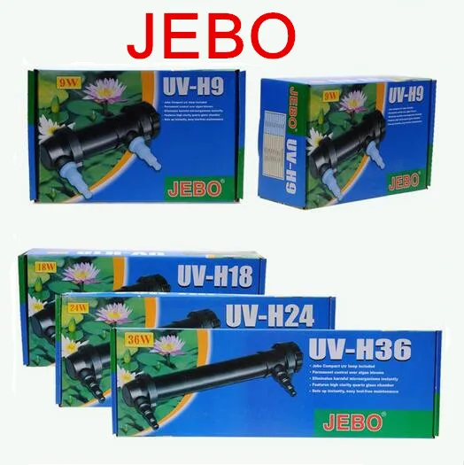 Jebo AC220-240V 5 Вт-36 Вт UV-H бактерицидная лампа для аквариума внешняя УФ лампа для стерилизации аквариумные принадлежности дезинфекция