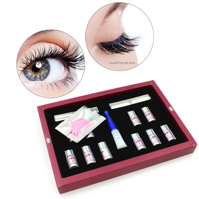 Lash Lift Kit Eyelash Serum Eye Perm Lifting Growth Enhancer Lashes Perming Glue Pad Set | Красота и здоровье
