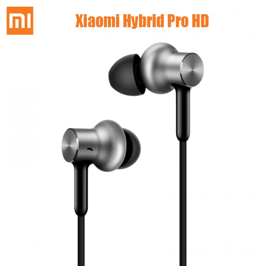 Наушники Xiaomi Mi Hybrid Pro HD с микрофоном Внутриканальные наушники вкладыши тройным