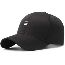 Унисекс Vogue бейсболка с вышитым полосатым логотипом дышащая ушко изогнутый козырек регулируемая спортивная шляпа для папы фитнес Гольф черный