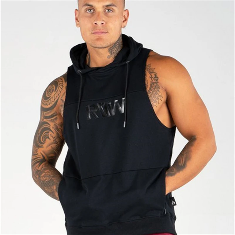 Tank Tops men Sportwear Fitness Tank tops-2