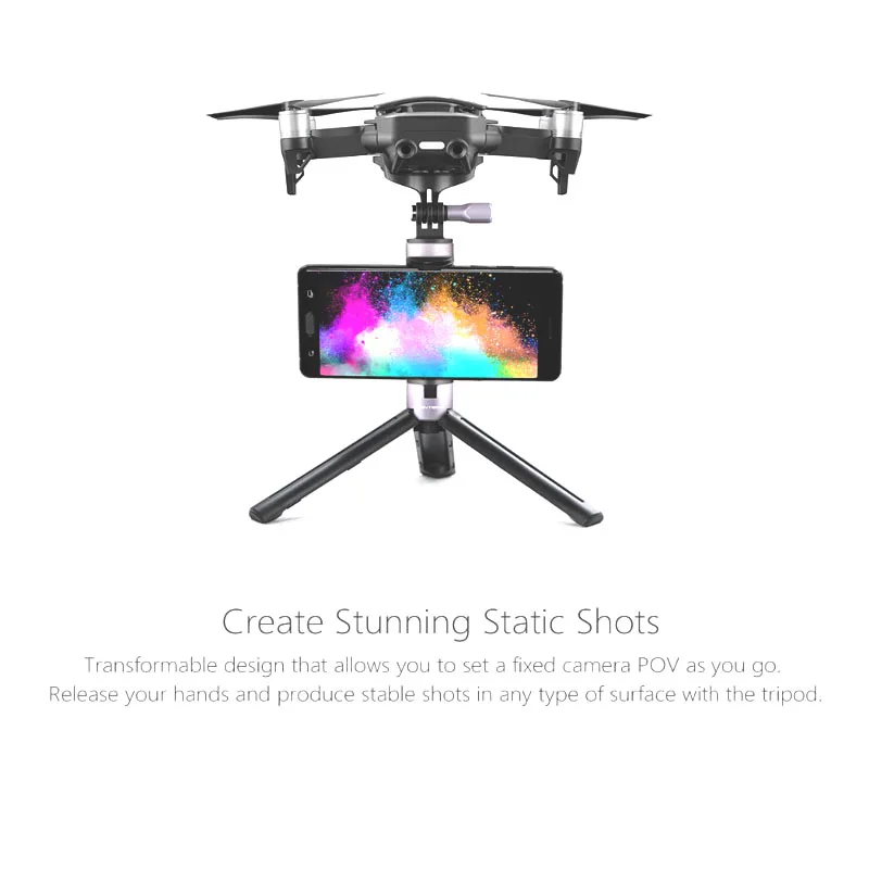 

mavic air Handheld Stabilizer Holder Grip Tripod for gopro OSMO Action Camera Selfie stick for DJI mavic air drone Accessories
