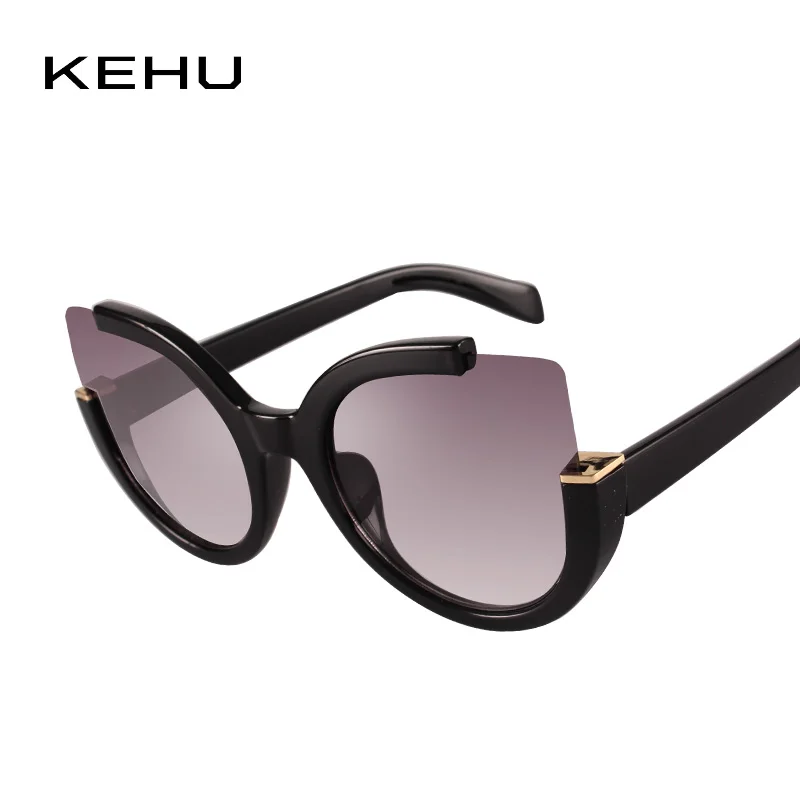 

KEHU High Quality Cat Eye Fashion Sunglasses Women Designer Glasses For Retro Polaroid Sunglasses Women Glasses UV400 K9253