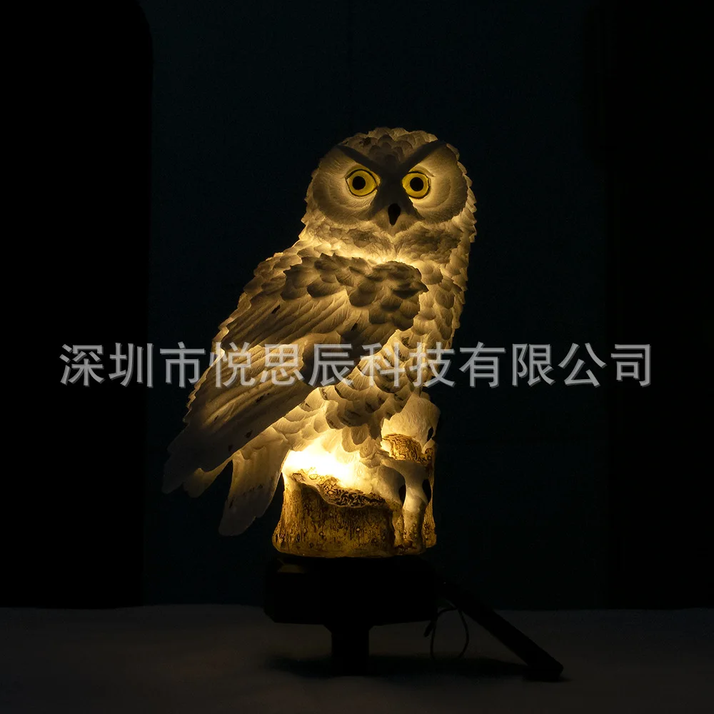 Forma ao ar Livre à Prova Nova Solar Fantasia Coruja Dwaterproof Água Casa Paisagem Jardim Grama Luz Led 14 Nova luz solar led fantasia luz coruja