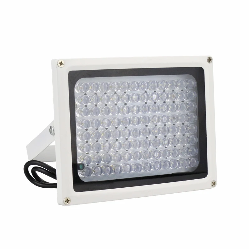 

12V 3A Power Outdoor Waterproof 30 Degree Infrared 96pcs Leds Light IR illuminator Night Vision monitor Fill Light Free Shipping
