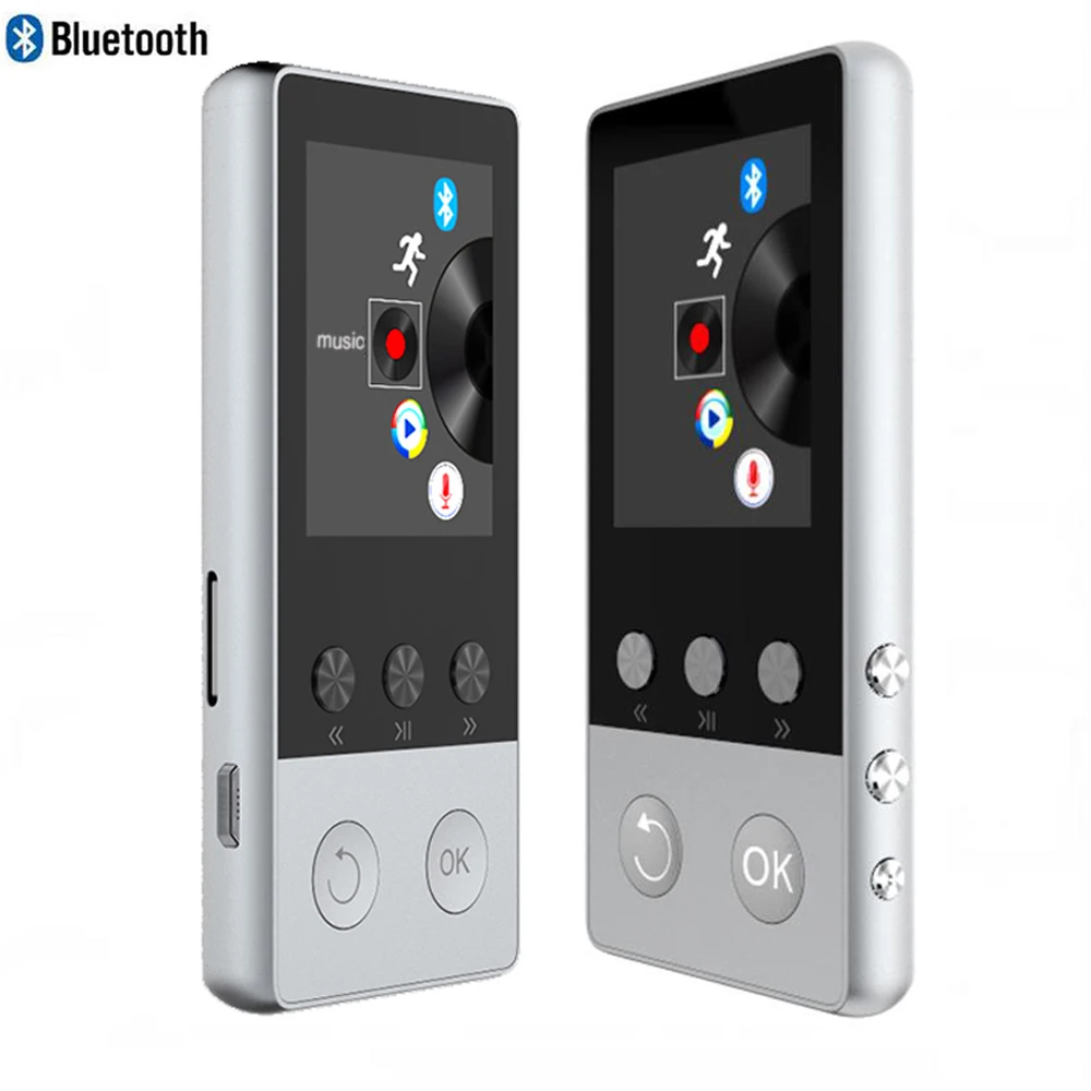 Bluetooth MP4 плеер 8 ГБ с 1 дюймовым экраном может воспроизводить 80 часов FM радио