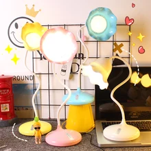 Очаровательные креативные цветы складные настольные лампы для гостиной прикроватный светодиодный светильник прикроватный свет Настольный Светильник лампы для спальни