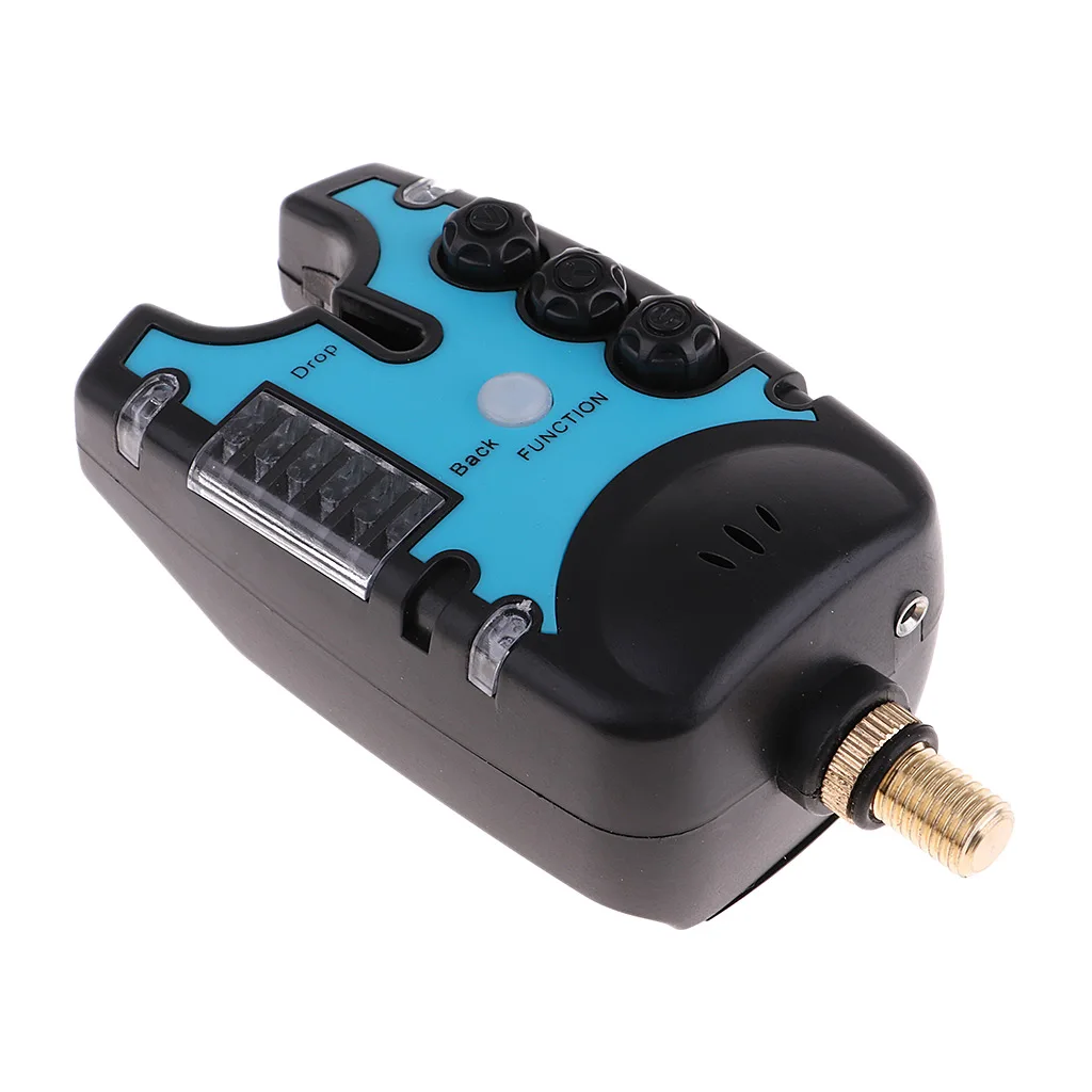 Newest Fishing Bite Alarm LEDs Carp Fishing Fish Indicator Water Resistant Adjustable Tone Volume Sound Alert for Fishing Rod