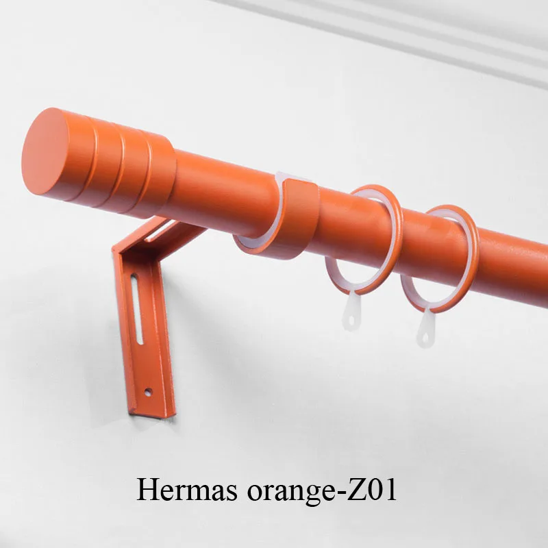 Новое поступление INS стиль секретный сад серии Macaroon цвета аксессуары для занавесок тишина карнизы для штор втулка - Цвет: orange