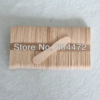 

3" 75mm long Natural Wood Waxing Stick Spatula Craft MINI Stick Ice Cream Stick for Party DIY food 100