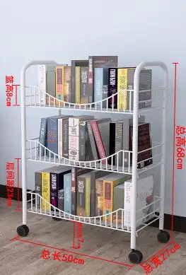 Модные книжные шкафы для спальни книжная полка прикроватная хранения|Книжные