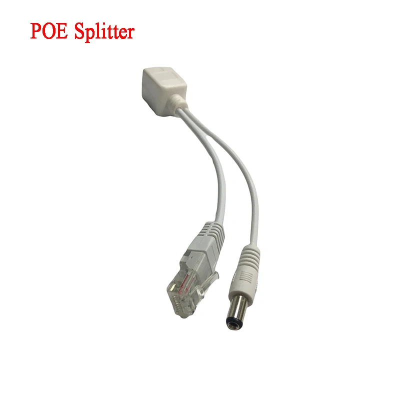 Кабель POE для IP камеры Пассивный адаптер Power Over Ethernet разветвитель инжектор RJ45