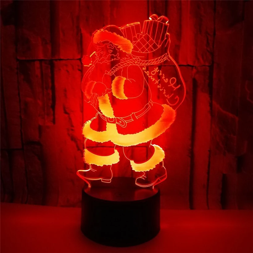 Santa Claus 3D night light (6)