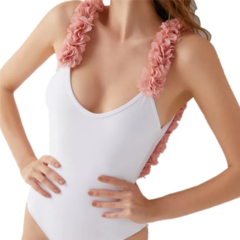 Bikini One-Piece Swimsuit Women Sexy Bikini Push Up Sport Bikini Monokini Swimsuit Swimwear Bathing Beachwear Backless #2D06 (29)