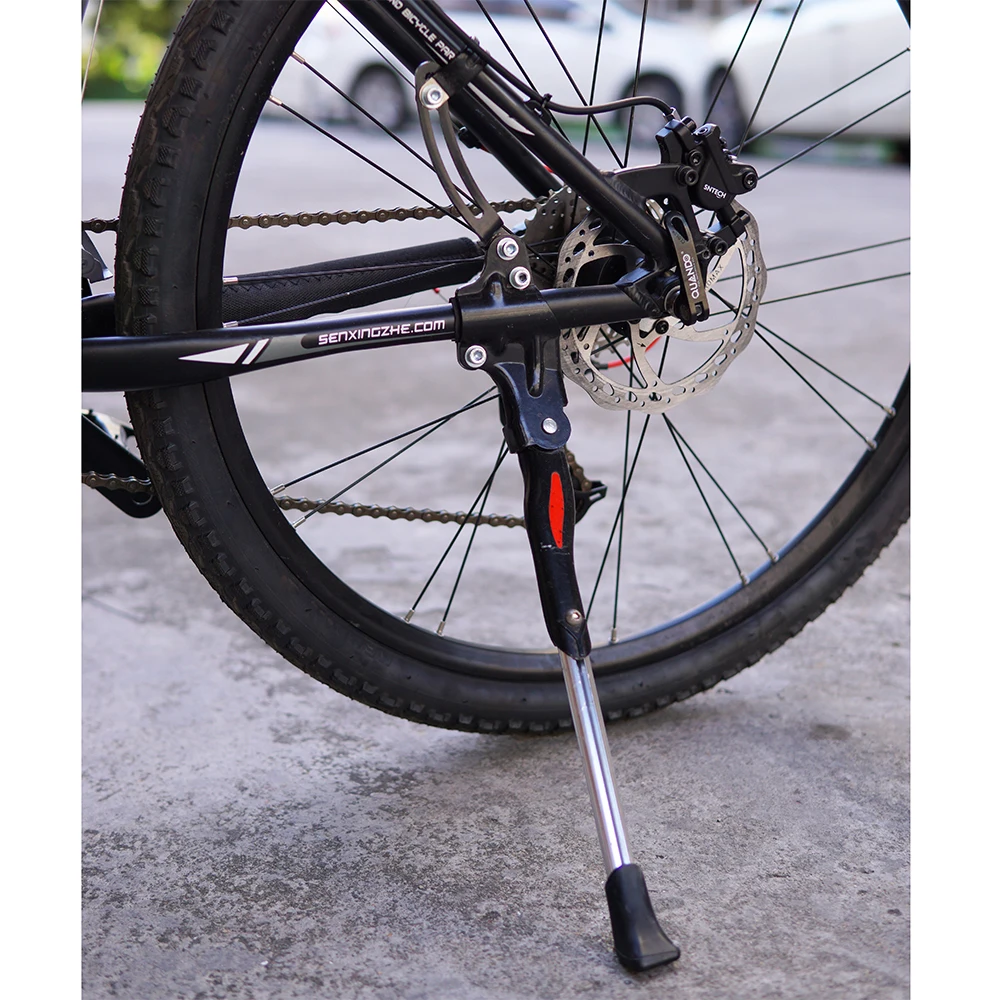 Велосипедный кик-стенд MTB Road Kickstand алюминиевый сверхмощный Регулируемый горный велосипед велосипедная Опора боковая задняя парковочная стойка