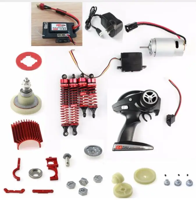 JJR/C JJRC Q39 Q40 1/12 RC запасные части передатчик мотор контроль сервопривод зарядное