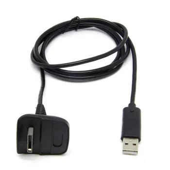 

Hot USB Charging Cable Wire Replacement Charger For Xbox 360 Black Wireless Game Controller 145cm Cable Length FS