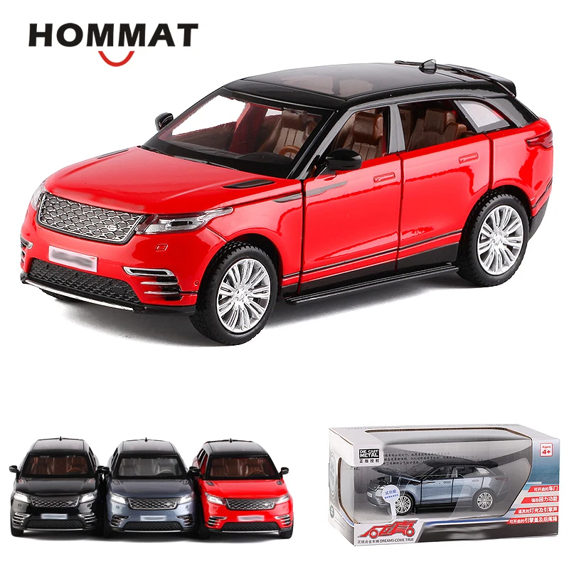 Модель автомобиля HOMMAT 1/32 Velar SUV внедорожник с подсветкой 1:32 литые игрушечные