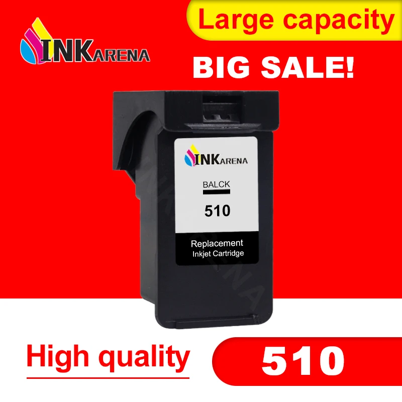 Картридж INKARENA PG510XL с черными чернилами для принтеров Canon PG510 PG 510 XL Заполняемые