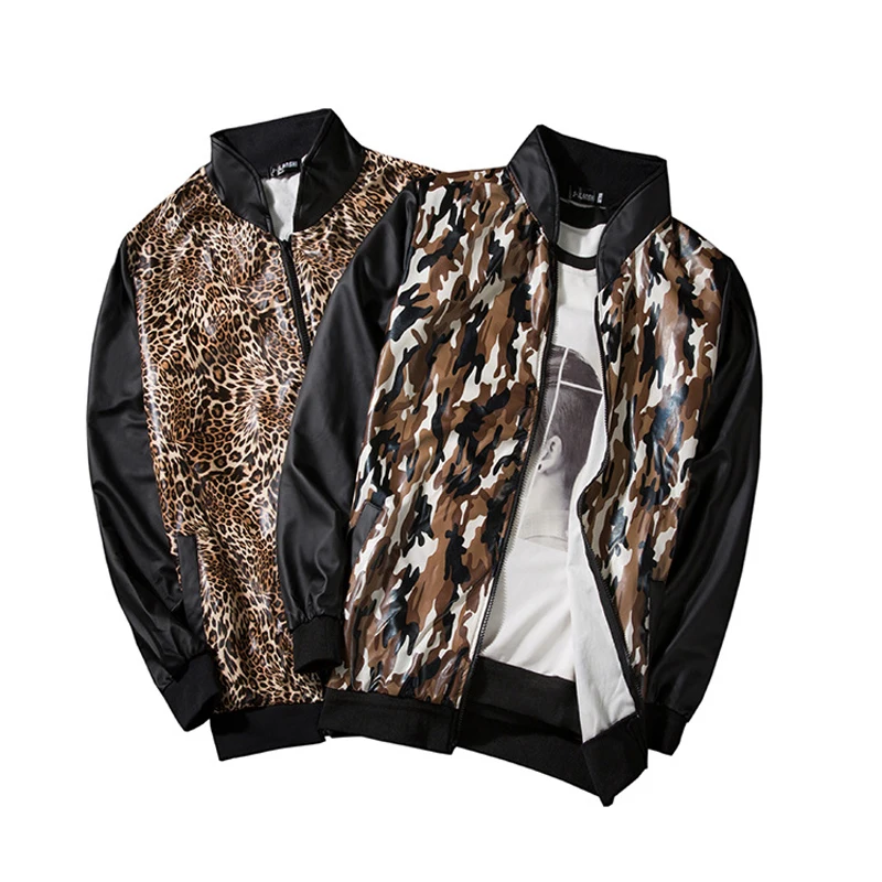 DIMUSI, мужские куртки, модная уличная одежда в стиле хип-хоп, леопардовые пальто, мужская повседневная камуфляжная верхняя одежда, спортивный костюм, брендовая одежда, YA730