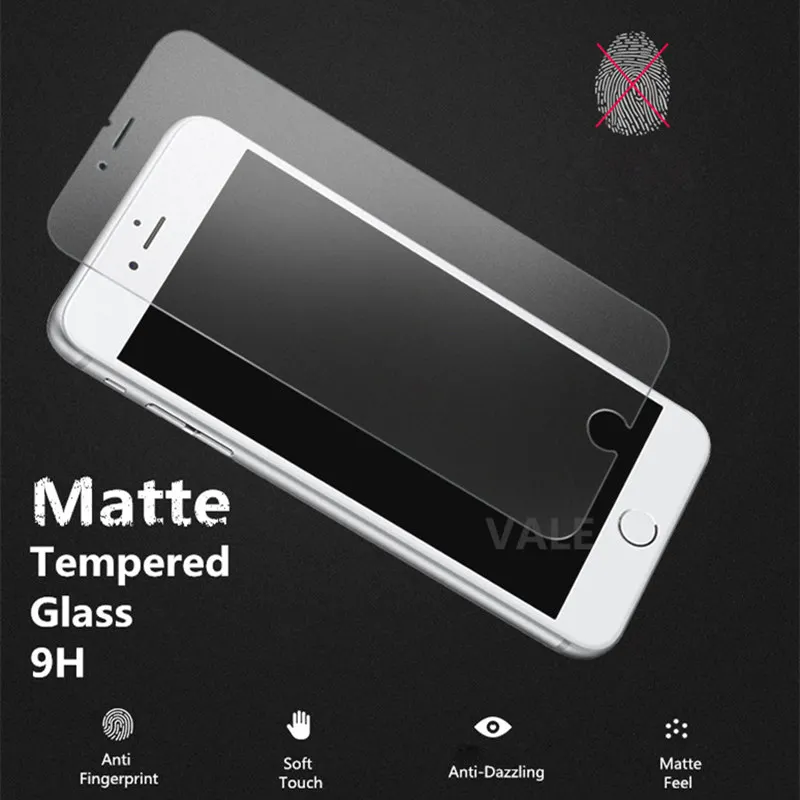 100 Premium Matte Frosted Tempered Glass Screen Protector Film Guard