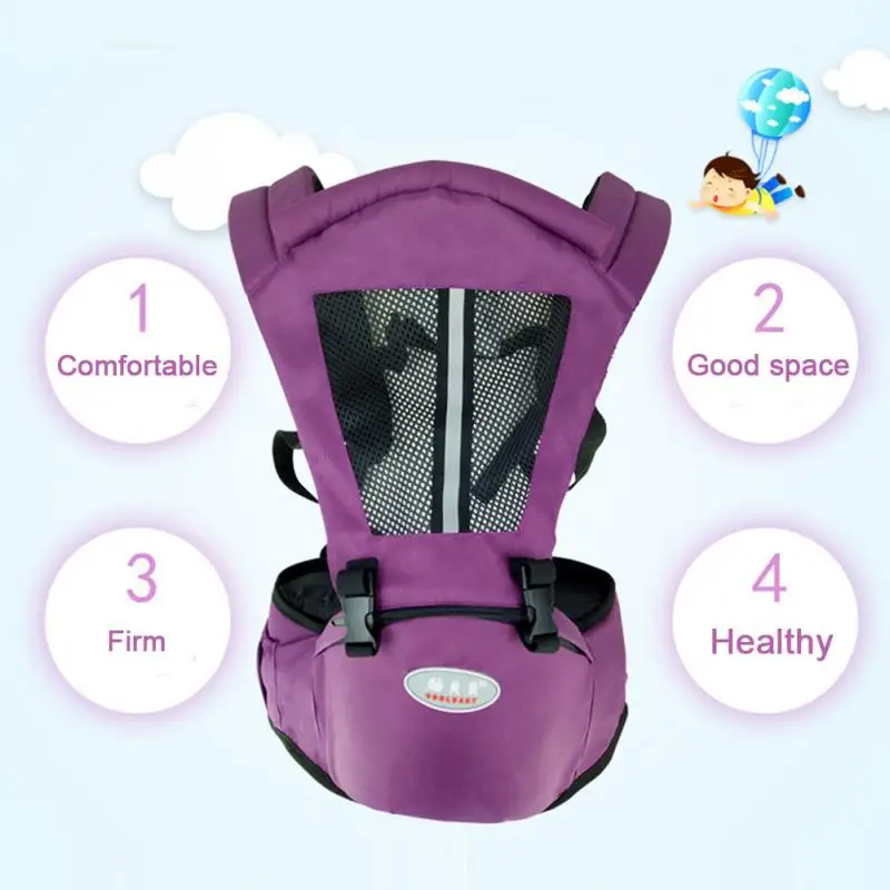 

Adjustable Strap Hip Seat Soft Breathable Baby Sling Baby Carriers