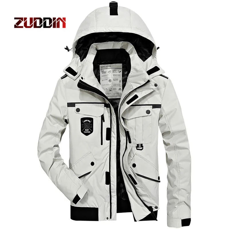 

Dropshipping New men's cotton winter thicker warm large size hoodie cotton jacket trend jacket men outdoor windproof jacket