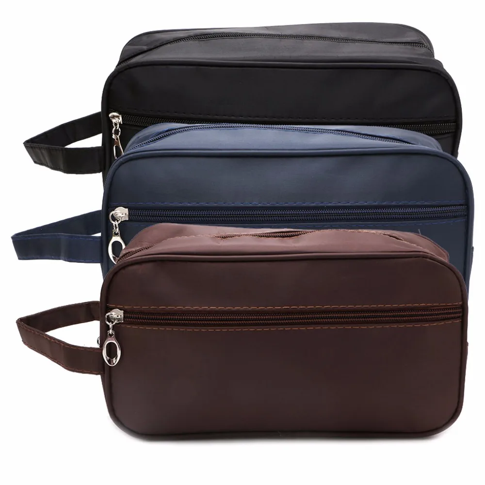 

THINKTHENDO 2017 High Quality Cosmetic Bags Admission Package Travel Pouch Simple Waterproof Toiletry Men Wash Bag