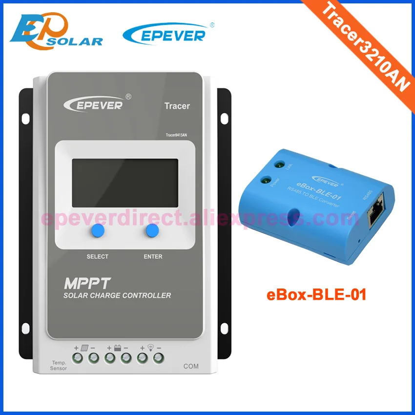 EP Tracer 30A 30amp Tracer3210AN Solar portable controller bluetooth BLE BOX mobile APP communication funciton