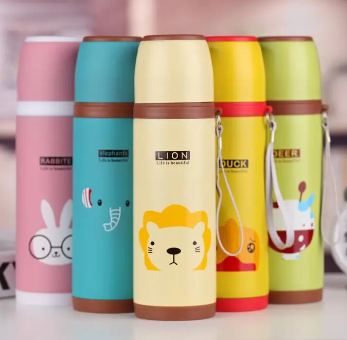 Термос из нержавеющей стали 350/500 мл|cup clip|thermos vacuum insulated travel mugcup blue |