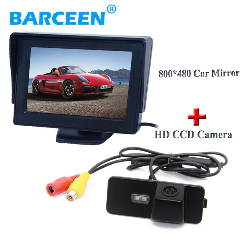 

Цветной автомобильный монитор 4,3 дюйма с дисплеем + парковочная камера для Volkswagen VW Magotan PASSAT CC /Golf 5/ POLO hatchback / Jetta