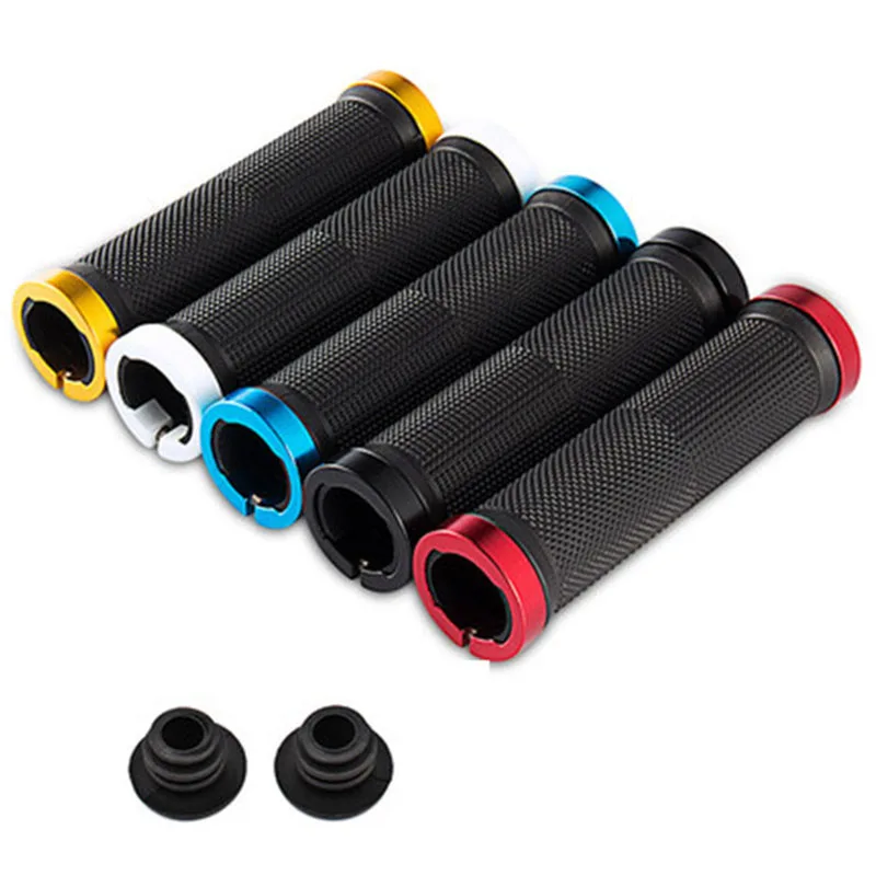 Soft Rubber Handlebar Grips Bicycle MTB BMX Road Mountain Bike ...