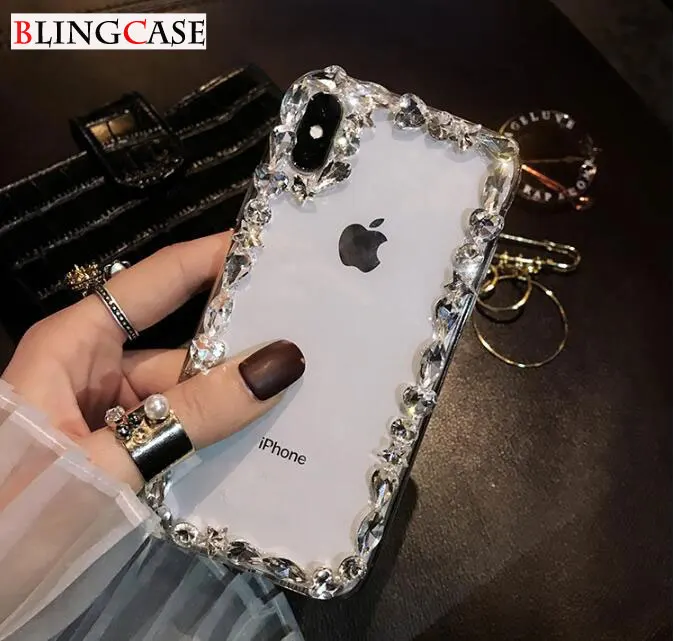 

For Asus ZenFone 5 Lite 2018 5z ZS620KL Live L1 ZA550KL Max Pro M1 ZB601KL ZB602KL M2 Frame Rhinestone case Diamond Clear Cover