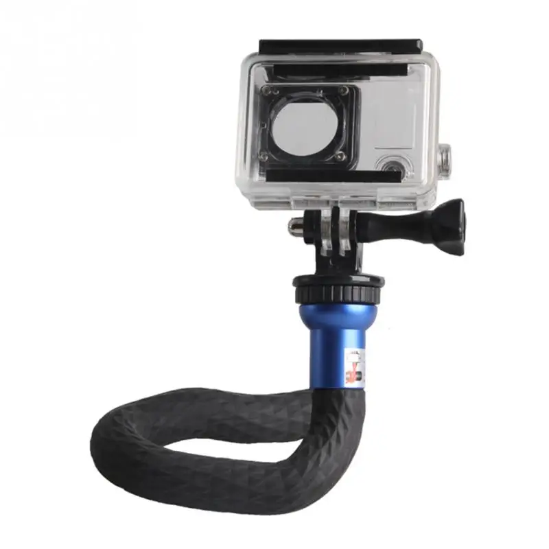 

Mini Travel Unipod For Gopro LED Lights Aluminum Alloy Monopod Mini Travel Unipod Flexible Pipe Phone Camera Tripod #2