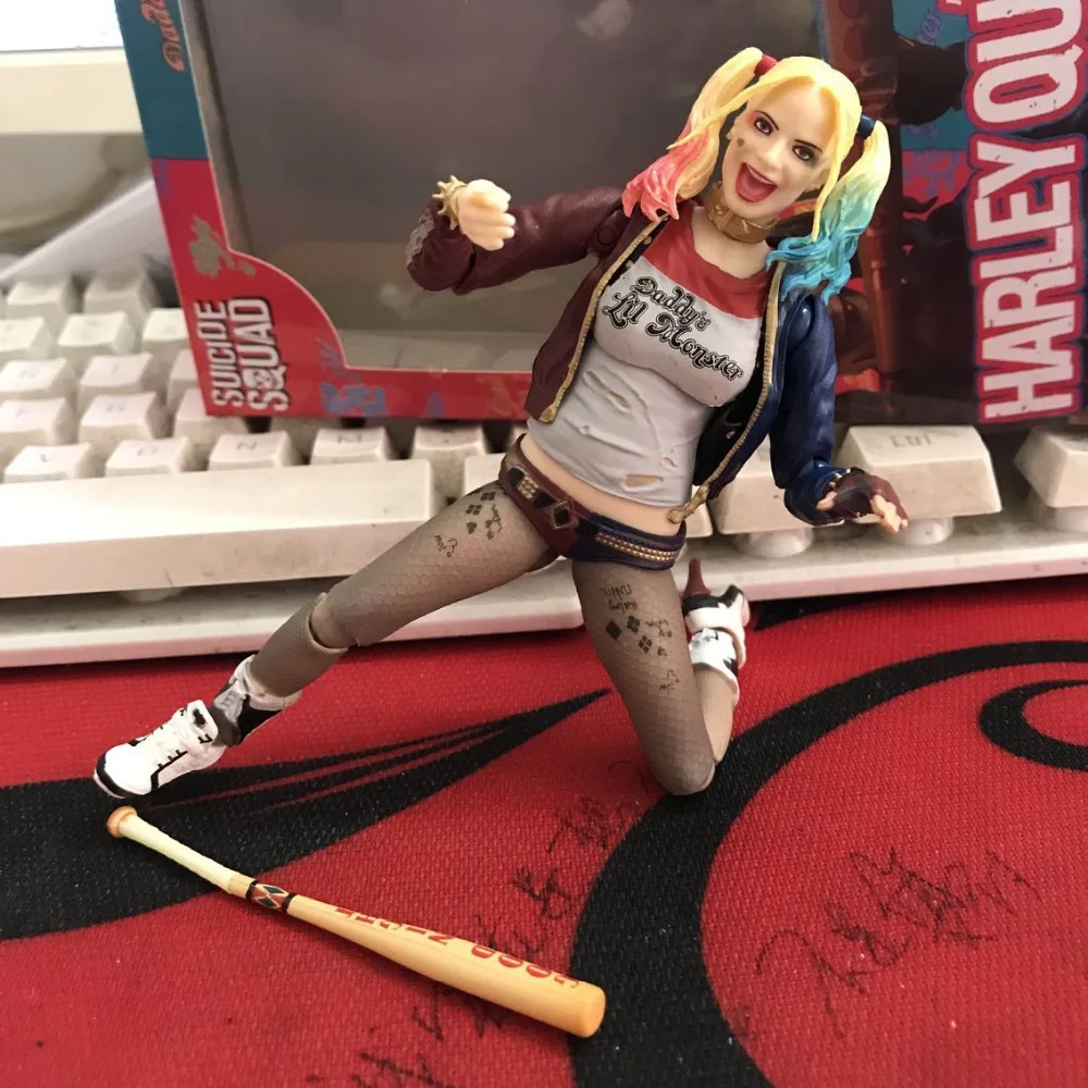 15cm SUICID SQUAD Harley Quinn PVC Action Figure Toy Doll Christmas Birthday Gift