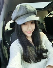 Women Artist Beret Cap French Style Autumn Winter Vintage Solid Colors Soft Felt Wool Beanie Hat