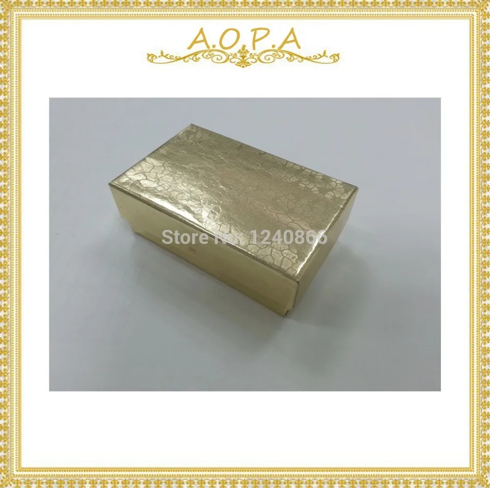 

#21 Gold Nice Good Quality Cotton Filled Paper Box 100PCS Wedding Favor Box