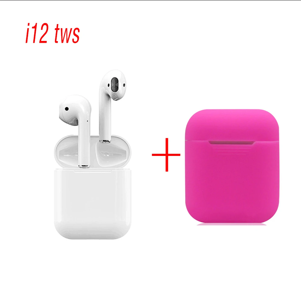 2019 I12 TWS Touch Mini 1:1 Air pods Беспроводные Bluetooth 5,0 наушники pk i10 i11 tws i12tws i13tws спортивные наушники