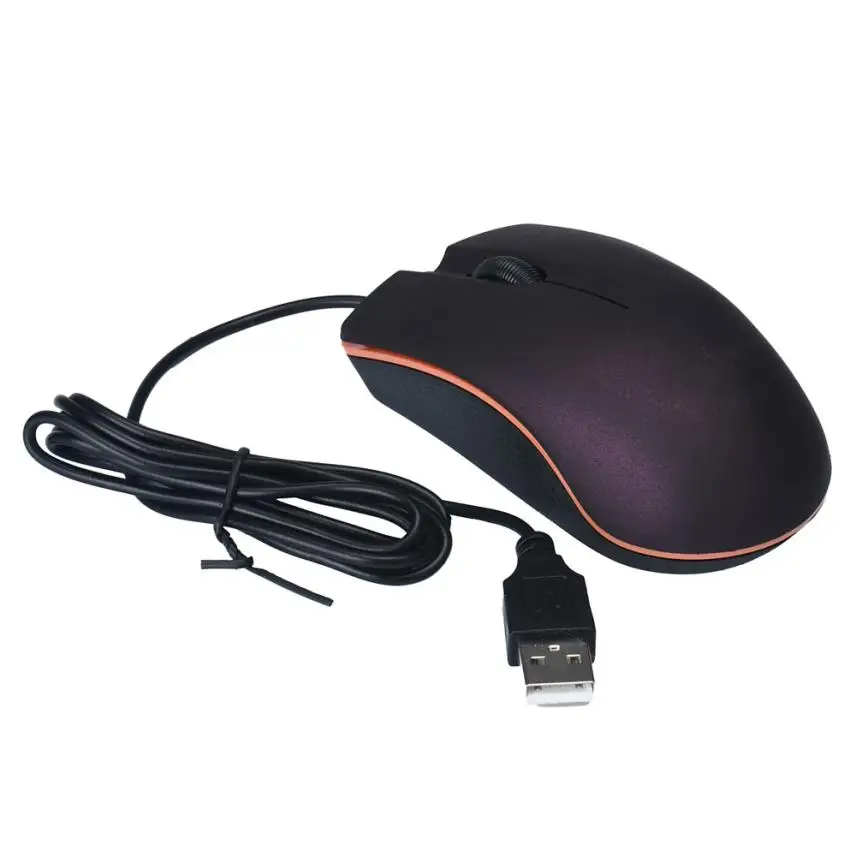 Проводная мышь для lenovo USB Pro, игровая мышь, оптическая мышь для компьютера, ПК, мышь MOSUNX, Futural, цифровая, Прямая поставка, F23 - Цвет: Purple