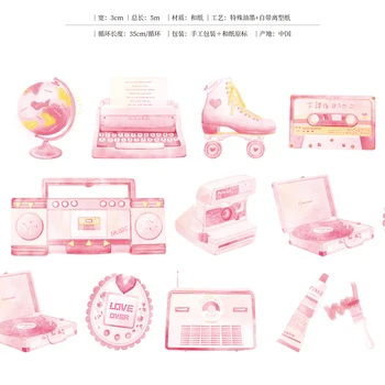 

washi tape Pink things 3cmx5m bullet journal decoration stationery stickers