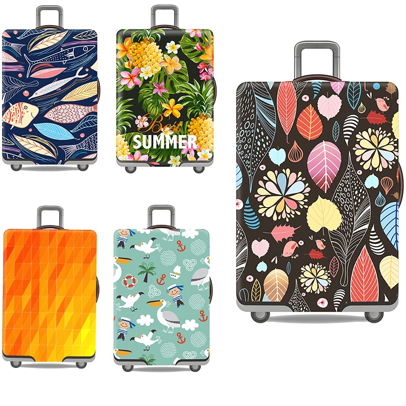 

Thicker Travel Suitcase Protective Cover Luggage Case Travel Accessories Elastic Luggage Dust Cover Apply to 18''-32'' Suitcase