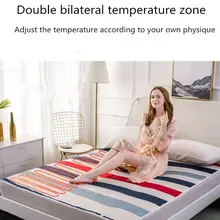 Электрический нагреватель для одеяла двустороннее нагревательное одеяло термостат электрическая грелка зимняя теплая