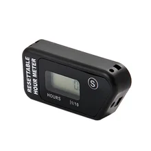 Водонепроницаемый цифровой перенастраиваемый Индуктивный часомер для любых генераторы бензиновых двигателей моторы питбайк Байк тракторы atv