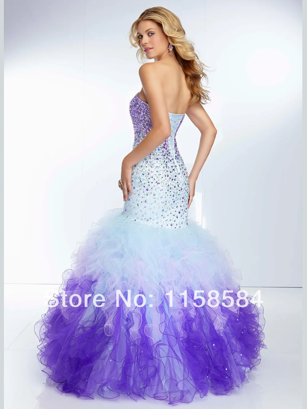 Plus Size Trumpet Prom Dress